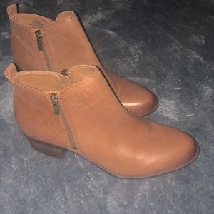 Lucky Brand Leather Booties.
